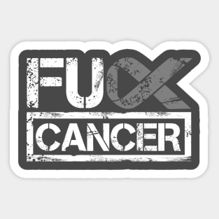 Fuck You Brain Cancer Sticker
